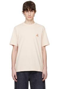 Футболка комфортная Speedy fox patch Maison Kitsuné, серый