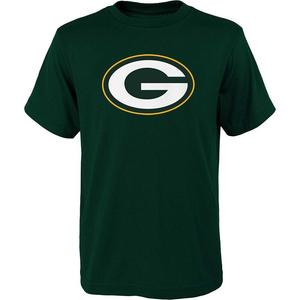 Молодежный зеленый Футболка с логотипом Green Bay Packers Primary Outerstuff, цвет Pkr Green
