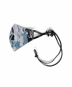 Маска с принтом мраморных цветов TORNADO MART