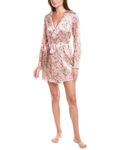 Шелковый халат Morgan Lane Larsen, розовый