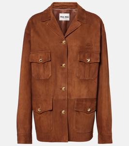 Замшевая куртка Miu Miu, Brandy