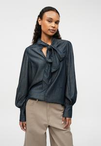 Блуза KARL LAGERFELD FLUID BLOUSE, Dark Blue Denim/Blue Denim