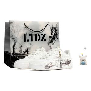 ANTA Нескользящие износостойкие низкие кроссовки для скейтбординга, мужские, белые, серые