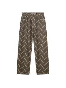 Мешковатые джинсы Bershka, Umbra/Cappuccino