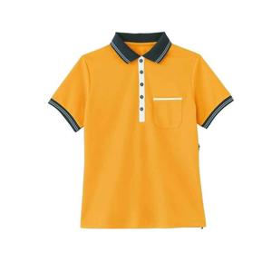 Поло с коротким рукавом HEARTGREEN (унисекс) HM2179-14 (оранжевый), размер 3L, Kashima, униформа для сиделок, медицинская Karsee Kashima