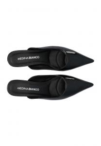 Классические туфли на каблуке MEDINA ROWE CUTLINE Bianco, черный