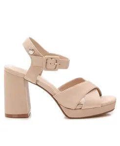 Женские босоножки на высоком каблуке с ремешком на щиколотке Refresh By Xti, коричневый/бежевый