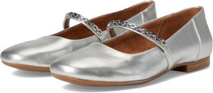 Балетки Naturalizer Kelly Chain, цвет Silver Faux Leather