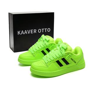 KAAVER OTTO Повышенные устойчивые к истиранию водонепроницаемые скейтерские кроссовки унисекс неоново-зеленые, цвет Neon Green[Premium Upgraded-More Comfortable and Durable]