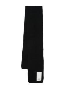 Ruslan Baginskiy шарф с нашивкой-логотипом, черный