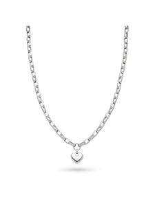 s.Oliver Массивное колье в форме сердца из серебра