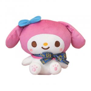 SEGA Кукла плюш Kuromi Sanrio, My Melody & Piano, Blue Bow Tie высотой 13 см