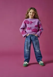 Джинсы прямого кроя Only Girls, Dark Blue Denim