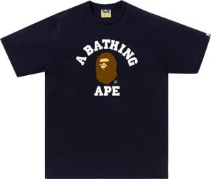 Футболка BAPE College 'Navy', синий