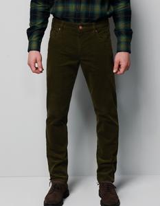 Тканевые брюки Meyer Five Pocket, темно зеленый