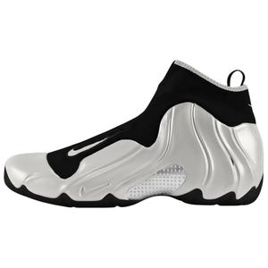 Кроссовки Nike Flightposite Vintage Basketball Shoes Men High-top Silver/Black, серебряный