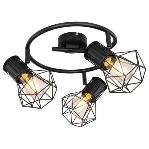 Потолочный светильник Globo Lighting Priska II, железо - 3 пламени