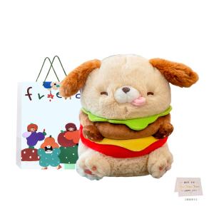 Мягкая игрушка щенка Hamburg Dog высотой 23см/35см/55см/25см Whoops