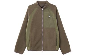 Бархатная куртка унисекс светло-коричневая Jordan, коричневый