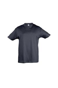 Футболка Regent с короткими рукавами SOL'S, темно-синий