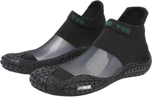 Водные туфли для мужчин и женщин, пляжные и для плавания, дышащие, легкие, средней высоты, кроссовки для ходьбы, быстросохнущие акваноски для серфинга, бассейна и йоги Generic, черный