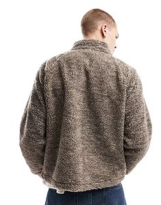 Флисовый свитер Тедди с застежкой-молнией на четверть дюйма цвета «патти» Cotton:On