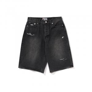 Джинсовые шорты мужские A BATHING APE, черный