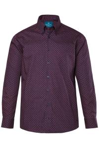 Рубашка на пуговицах классического кроя Boston Park, баклажановый