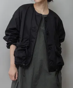 Блузон без воротника из органического хлопкового твила *octa