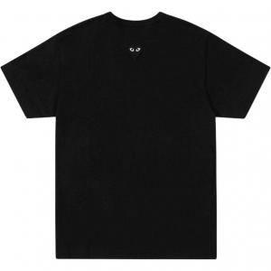 Футболка с принтом на спине CDG Play, черная