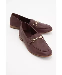 Роскошные лоферы Rory с кожаной вставкой в виде удил Forever & Always Shoes, коричневый