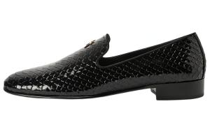 Лоферы Lewis Pit 15 мм с эффектом змеиной кожи Giuseppe Zanotti, Black