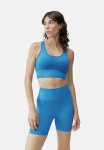 Спортивный бюстгальтер средней поддержки URDHVA Born Living Yoga, синий