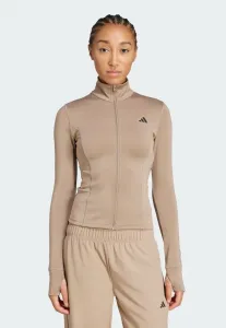 Куртка для тренировок на молнии, необходимая для занятий спортом Adidas Performance, Chalky Brown