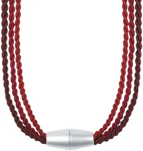 Завязка Gerster "Jana", (1 шт.), с магнитной застежкой 1,5х65х5 см, красный/темно-красный/светло-красный