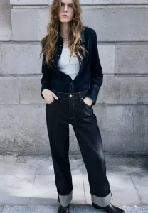 Джинсы прямого кроя Mango, Blau