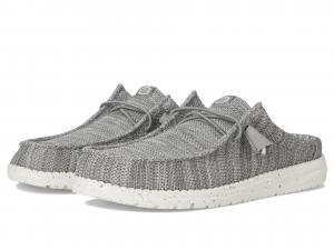 Кроссовки Hey Dude Wally Slip Stretch Sox, цвет Granite Grey