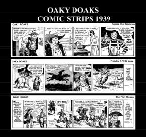 Oaky Doaks Comic Strips 1939 (B&W): Various Oaky Doaks Comic Strips From 1939 (CreateSpace Independent Publishing Platform)