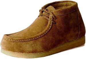 Мужские повседневные ботинки Roper с квадратным носком Chukka на подошве из резины - коричневые