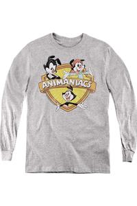 Молодежная толстовка с длинным рукавом Animaniacs Shielded Gildan, Athletic Heather