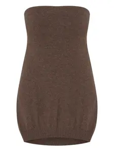 Вязаный топ-бандо Moschino, коричневый