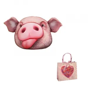 Куклы коллекционные имитация свиной головы плюшевые, высота 40см/50см/70см AZLCL