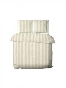 Постельное белье JACK 2 tlg Flanell Biber 135x200cm Streifen, серо-коричневый