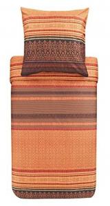 Сатиновый комплект постельного белья Bassetti Mako Roccaraso цвет красный-R1 размер 200х200+2х80х80 100% хлопок