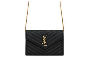 SAINT LAURENT Сумка через плечо женская черная