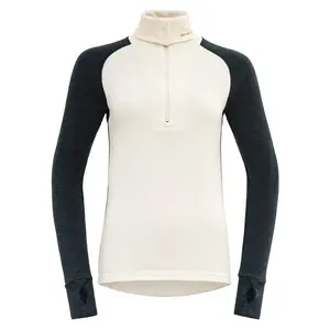 Лонгслив DEVOLD OF NORWAY Expedition Merino Silk half zip, белый