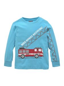 Рубашка с длинным рукавом Kidsworld, бирюзовый