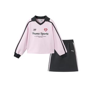 Детский комплект из юбки PUMA, розовый