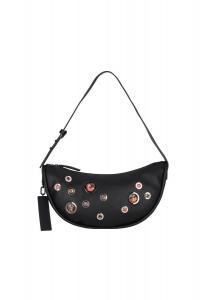 Розовая сумка через плечо Liberty 40,5 см Desigual, черный