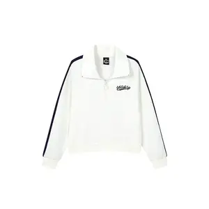 361° Свитшот Women's Feather White Lapel Moderate Regular